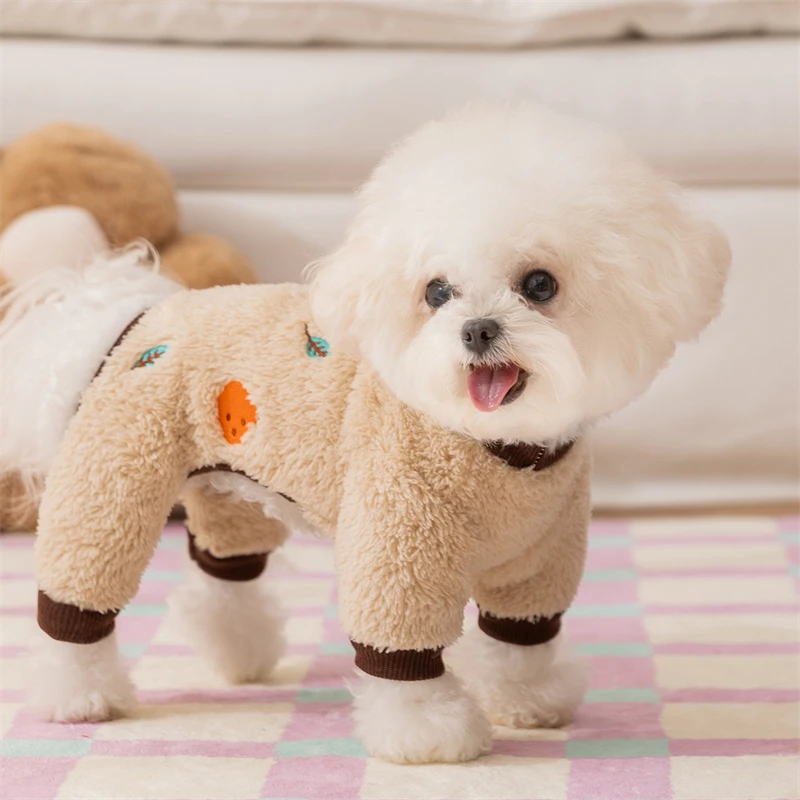 Sudadera de terciopelo para perros pequeños Corgi y Chihuahua - imagen 3