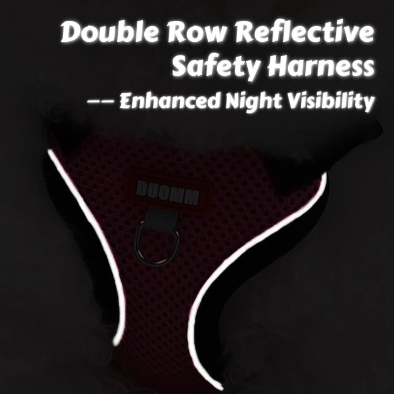 Arnés de verano para gatos y perros pequeños: chaleco resistente a la fuga con malla transpirable y correas de dos tonos para aventuras al aire libre - imagen 5