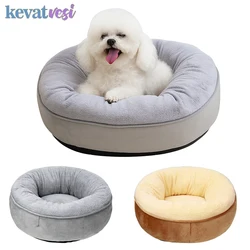 Sofá cama redondo para perros de 35/45/55cm, cama para dormir cálida para gatos, cama suave y cómoda para mascotas, accesorios para perros pequeños y gatos