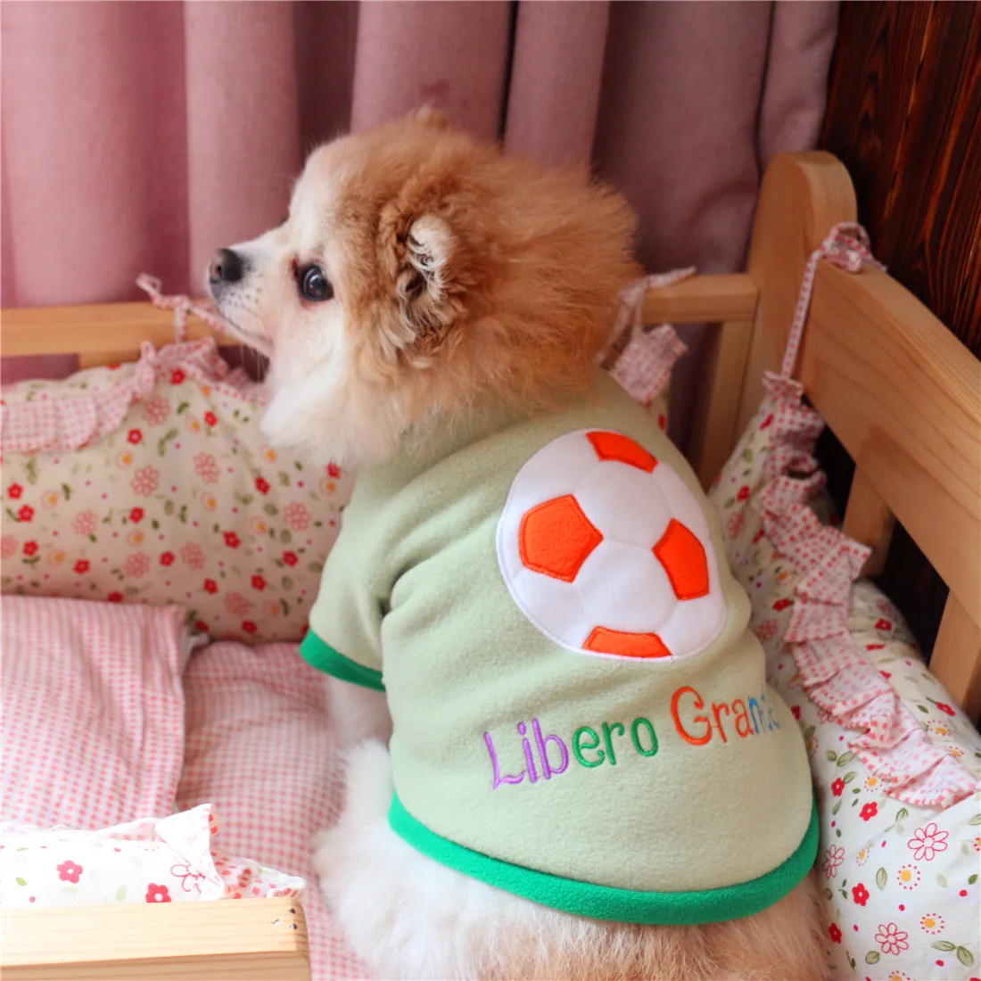 Ropa de lana cálida para perro, abrigo bonito con estampado de Calavera, camisa para cachorro, chaqueta para Bulldog Francés, jersey de camuflaje para perro - imagen 3