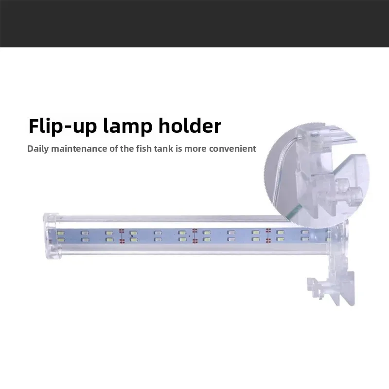 Luz LED para acuario con clip: iluminación eficiente para pecera