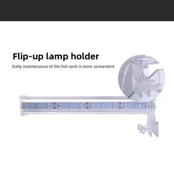 Luz LED para acuario con clip: iluminación eficiente para pecera