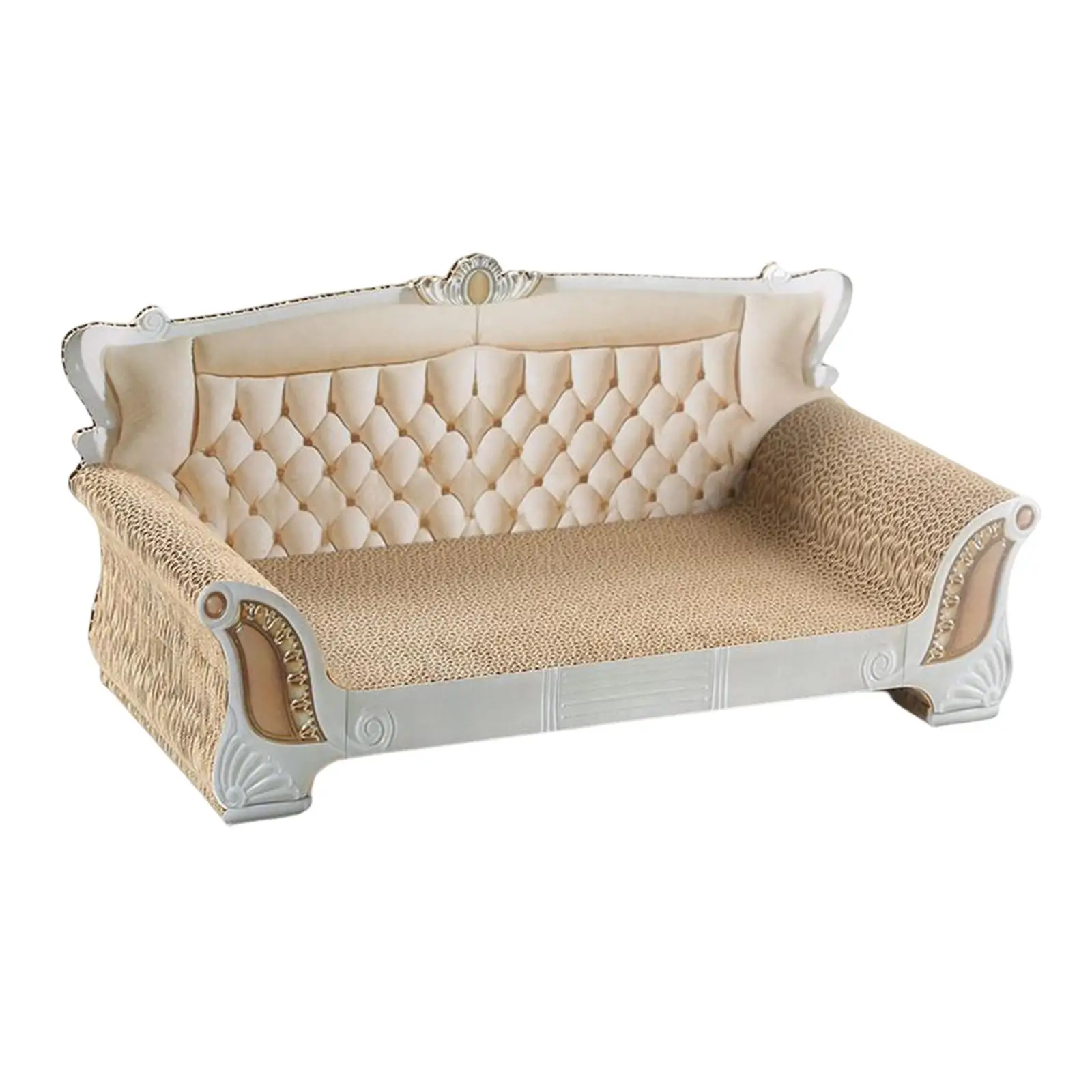 Cat Scratcher Pad Nest Bed Wear Resistant Cardboard Corrugated Cat Scratcher board for Indoor Cats