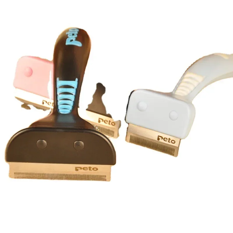 Cepillo de depilación para perros y gatos, recortador de pelo largo y corto, herramientas de aseo para mascotas, suministros para perros - imagen 5