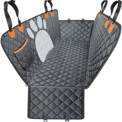 Funda hamaca trasera impermeable para perro con ventana de malla