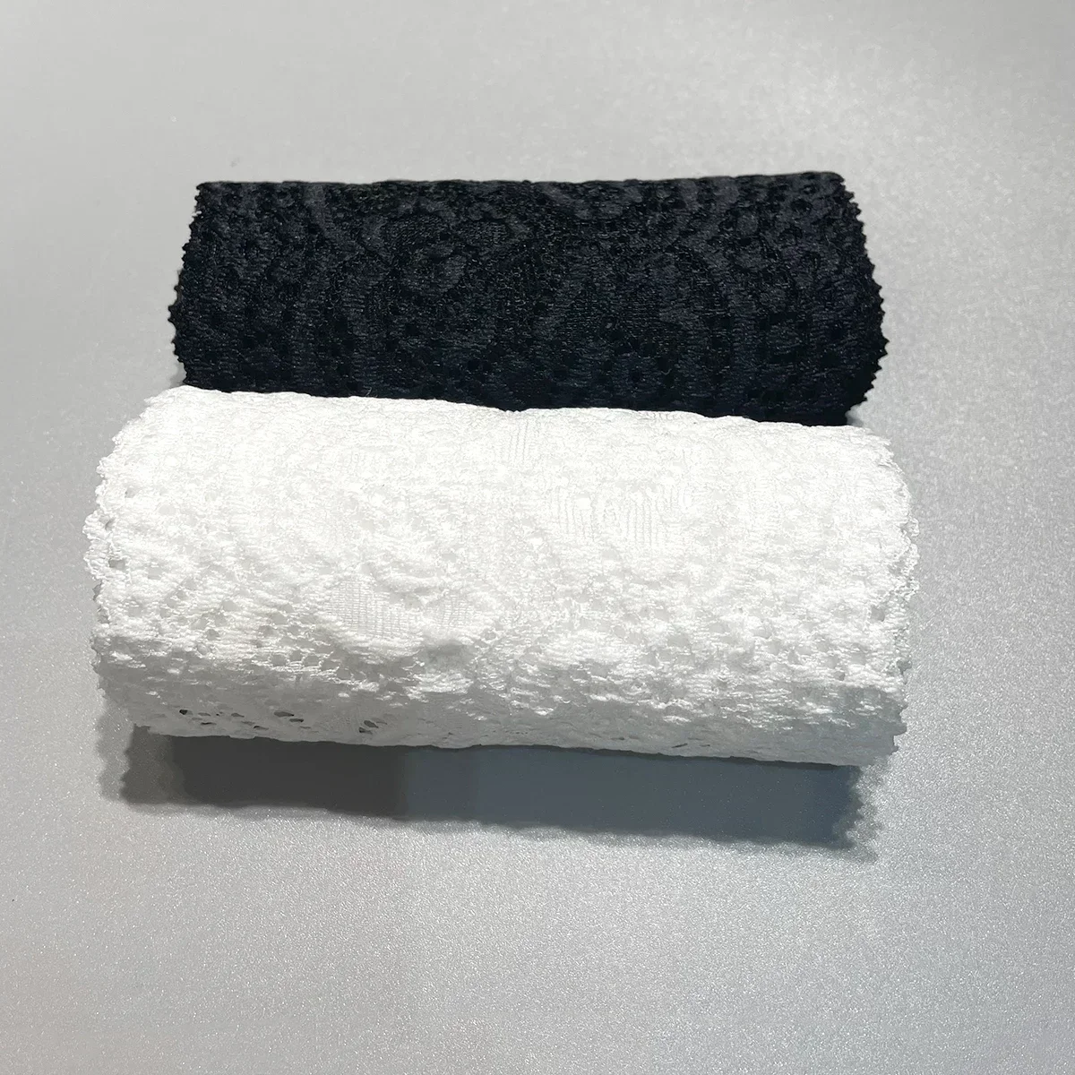 Nuevo 10cm súper ancho blanco/negro tela de encaje perforado cintas DIY costura ropa accesorios de decoración de boda - imagen 3