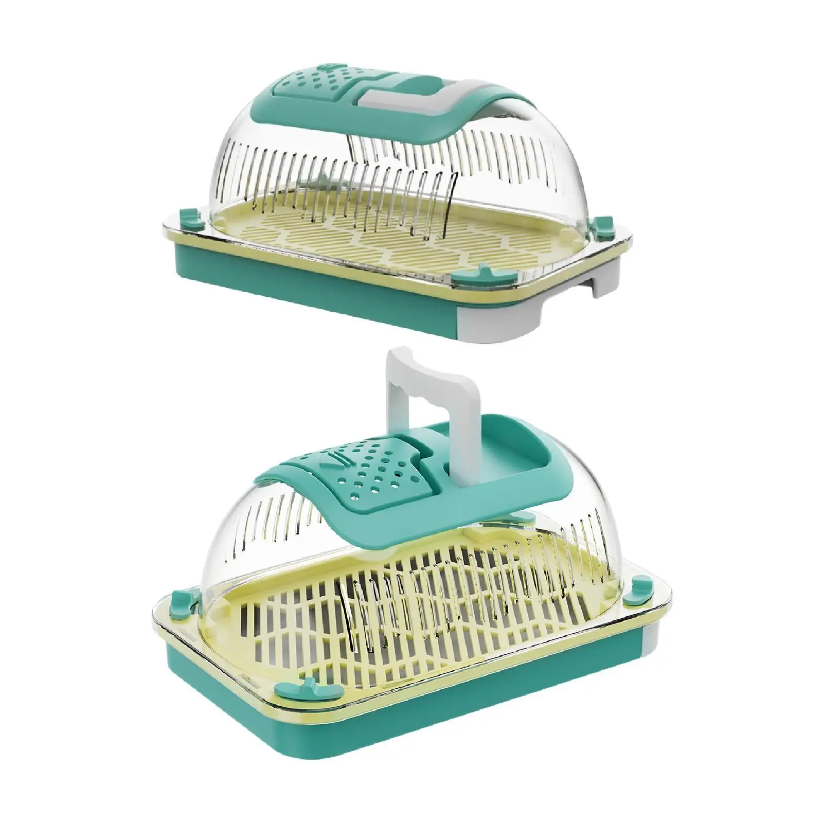 Reptile Terrarium Portable Sturdy Habitat Cage for Terrapin Tortoise