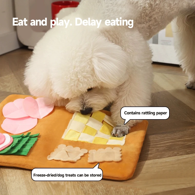 HOOPET-juguetes interactivos para perros chirriantes para cachorros, juguetes para masticar Boredom Buster para corgi y razas pequeñas, enriquecimiento duradero para olfatear - imagen 5