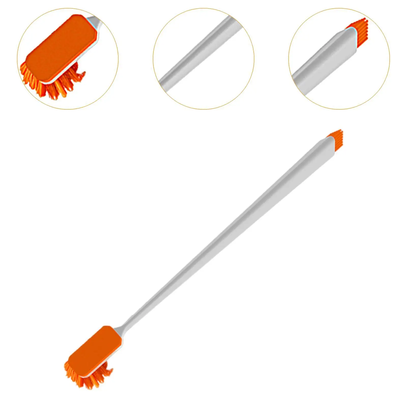 Aquarium Cleaner Brush Nylon Bristles Brush Lightweight Aquarium Cleaning Tool Ergonomic Efficient Multipurpose Cleaning Brush