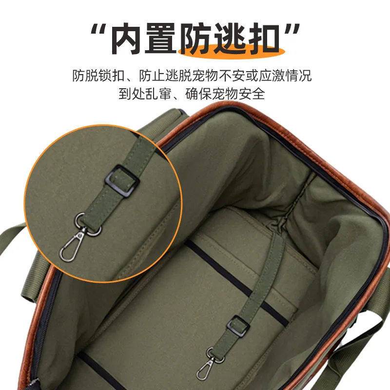 Transportín transpirable para gatos y perros – Cama con bolso - imagen 5
