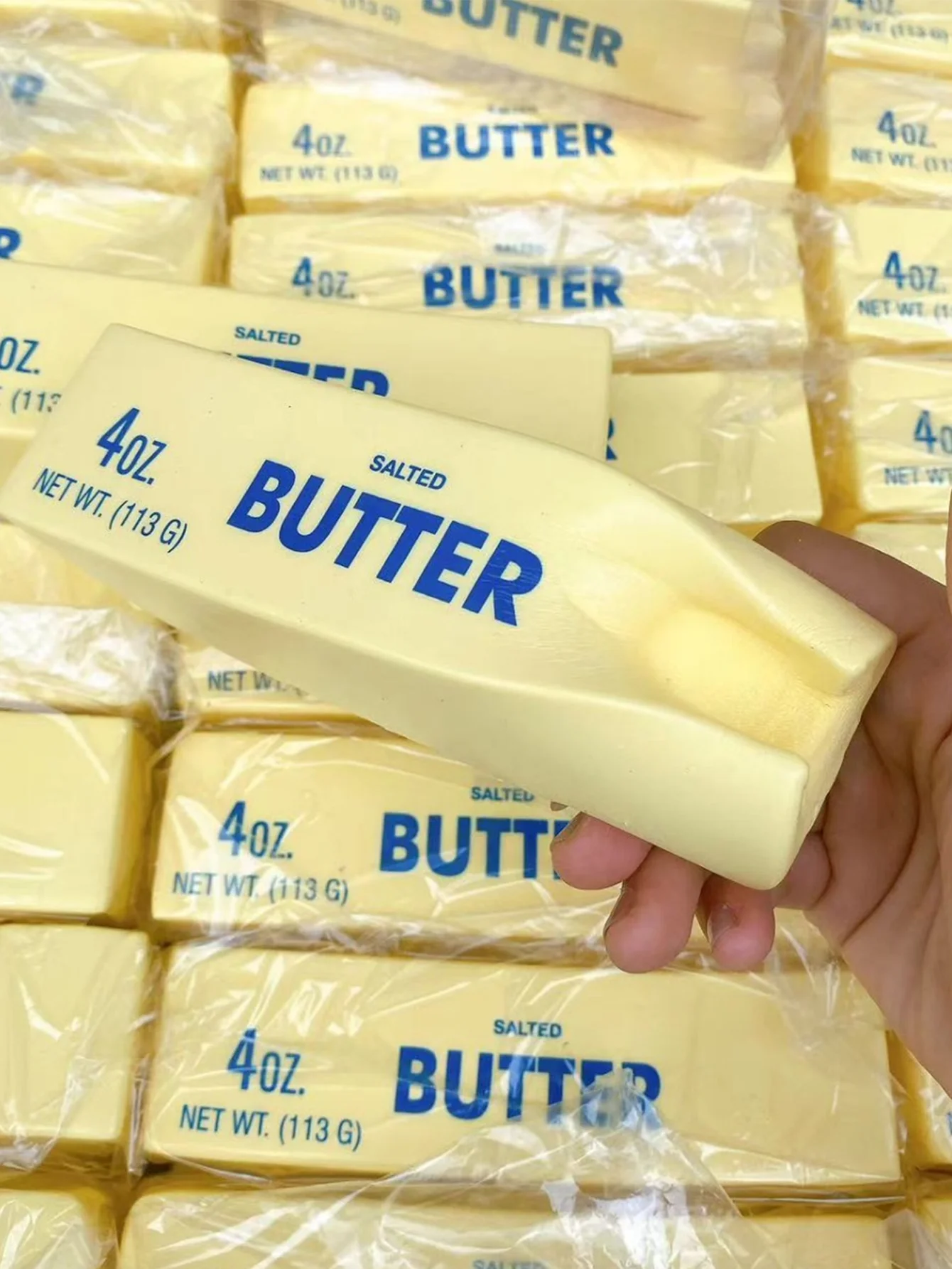 Juguete antiestrés rebote lento aroma mantequilla para gatos y perros - imagen 2