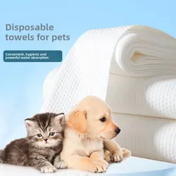 Toallas absorbentes desechables para perros y gatos – Secado rápido