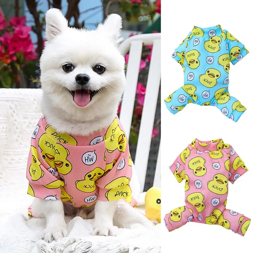 Pijamas portátiles para mascotas, ropa de alta elasticidad, transpirable, para perros pequeños, traje cálido para cachorros - imagen 4