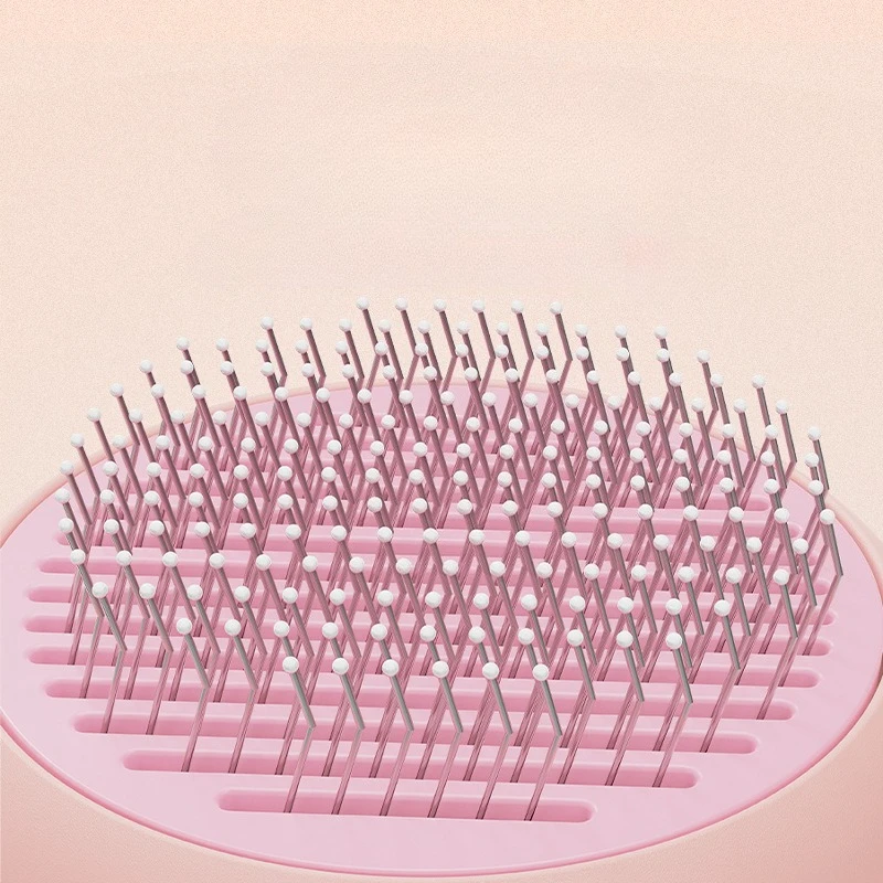 Peine con pulverizador para Gato, peine con aguja para depilación con un botón para eliminar el vello flotante, previene el vello volador, peines de masaje para el cuidado de mascotas - imagen 4