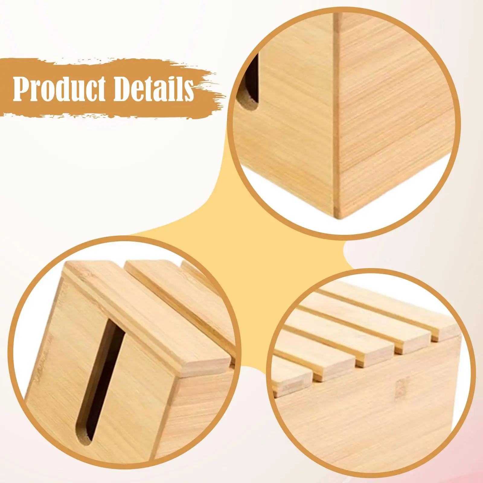 Wood Cable Management Box Phone Charger Accessories with Lid Art Crafts Wires Power Strip Box Desk Modern Home Cable Hider Box