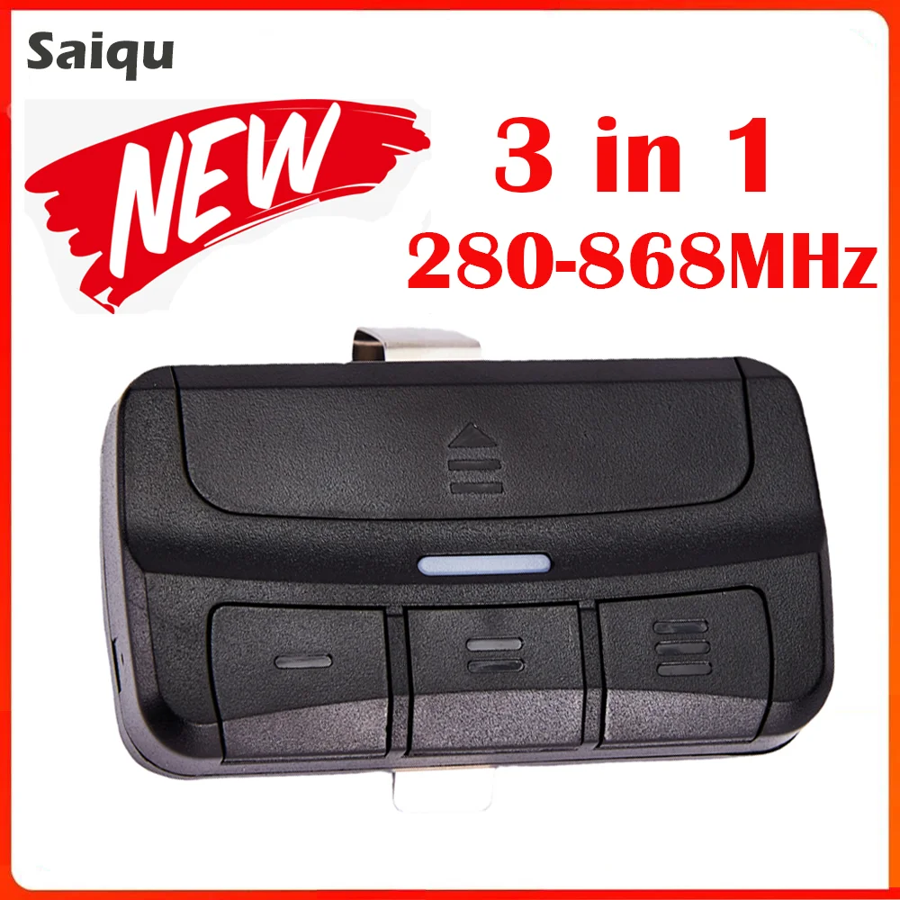 Vista frontal del control remoto con sus tres botones