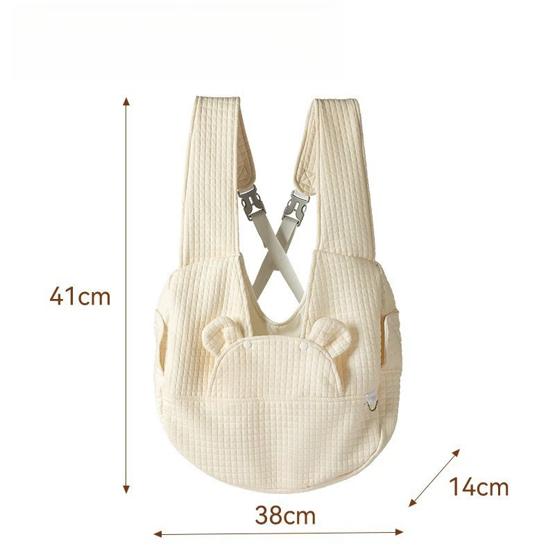 Mochila ajustable para mascotas, bolsa de viaje para perros, cinturón de seguridad adecuado con fondo extraíble, bolsa para gatos, hombro para perros para viajes, senderismo al aire libre - imagen 3