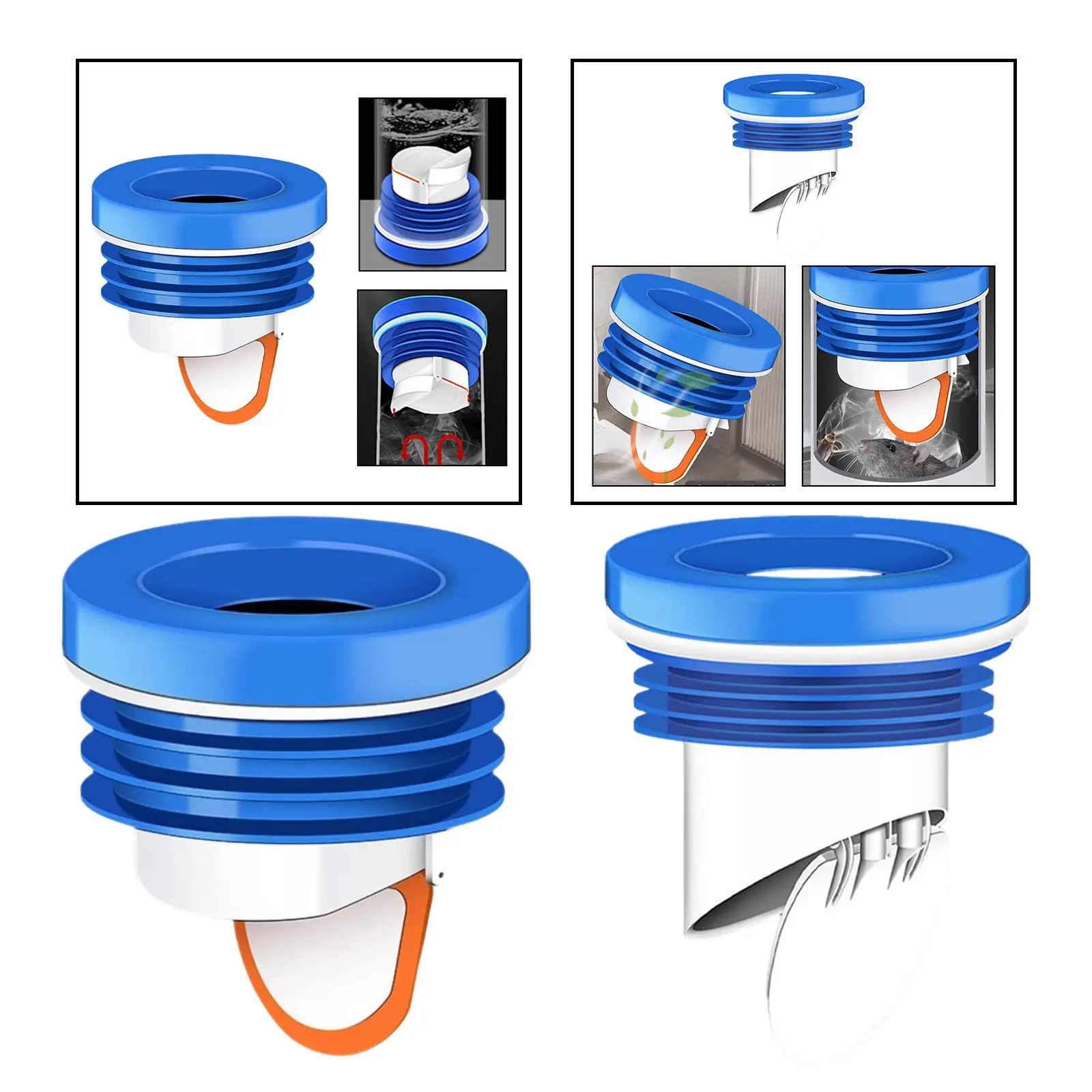 Toilet Flanges Seal Rings Toilet Component Hole Plug Thickened Toilet Odor Blocking Prevent Plug Water Resistant Toilet Seal