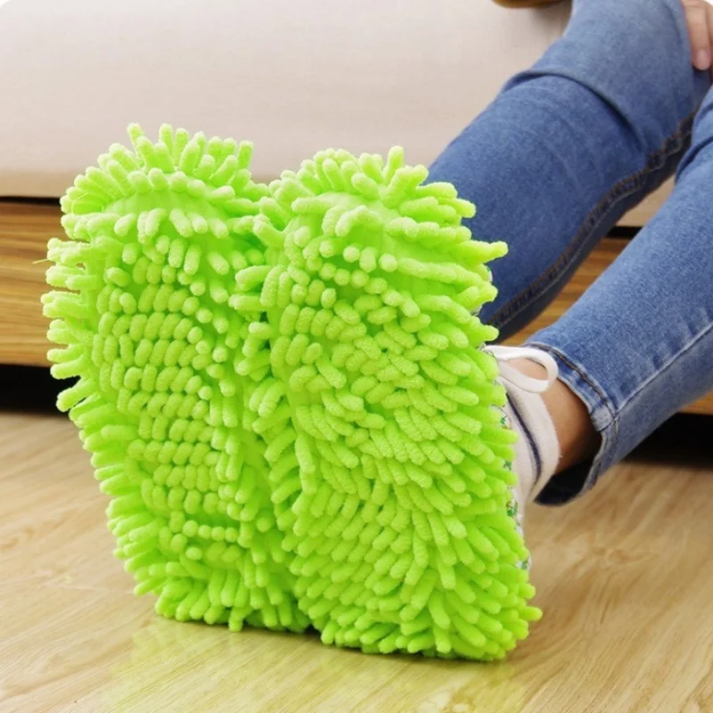 Zapatillas fregona lavables para recoger pelo de mascotas