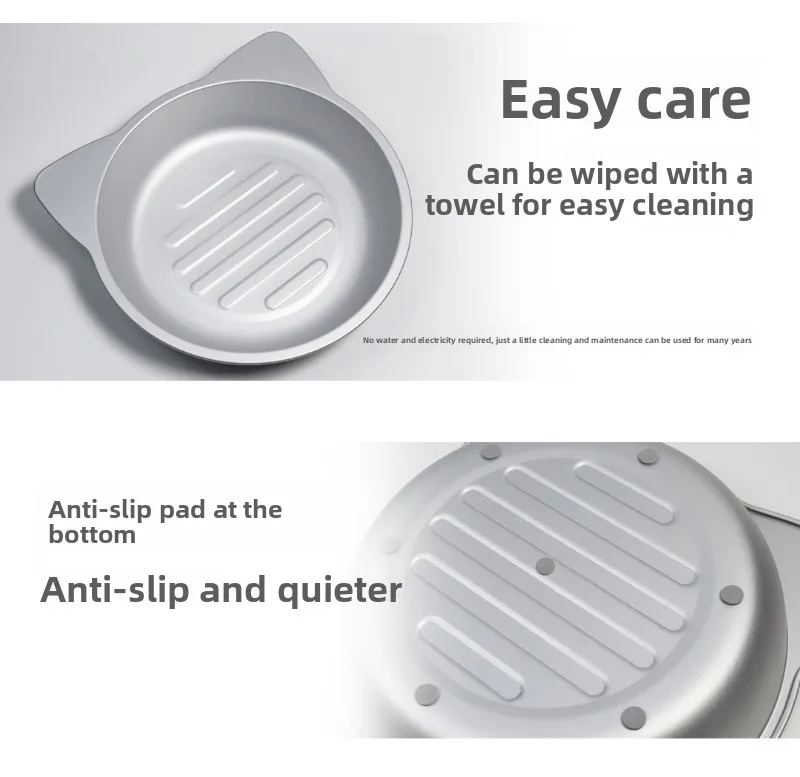 Summer Pet Cats Dogs Cool Bed Basin Heat Dissipation Cold Aluminum Basin Has Stripes Pet Supplies Physical Cooling Comfort - imagen 4