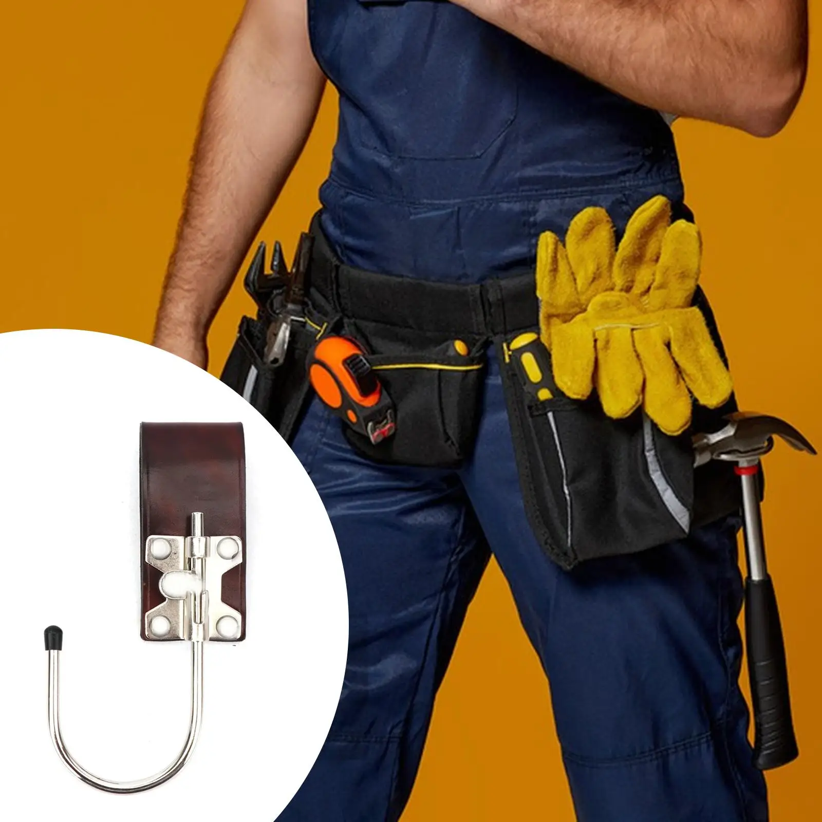 Tool Belt Hook Cordless Drill Holster Hook Utility Easily Attaches Belt Accessories Tool Holster for Carpenters Tool Belt Hook Cordless Drill Holster Hook Utility Easily Attaches Belt Accessories Tool Holster for Carpenters
