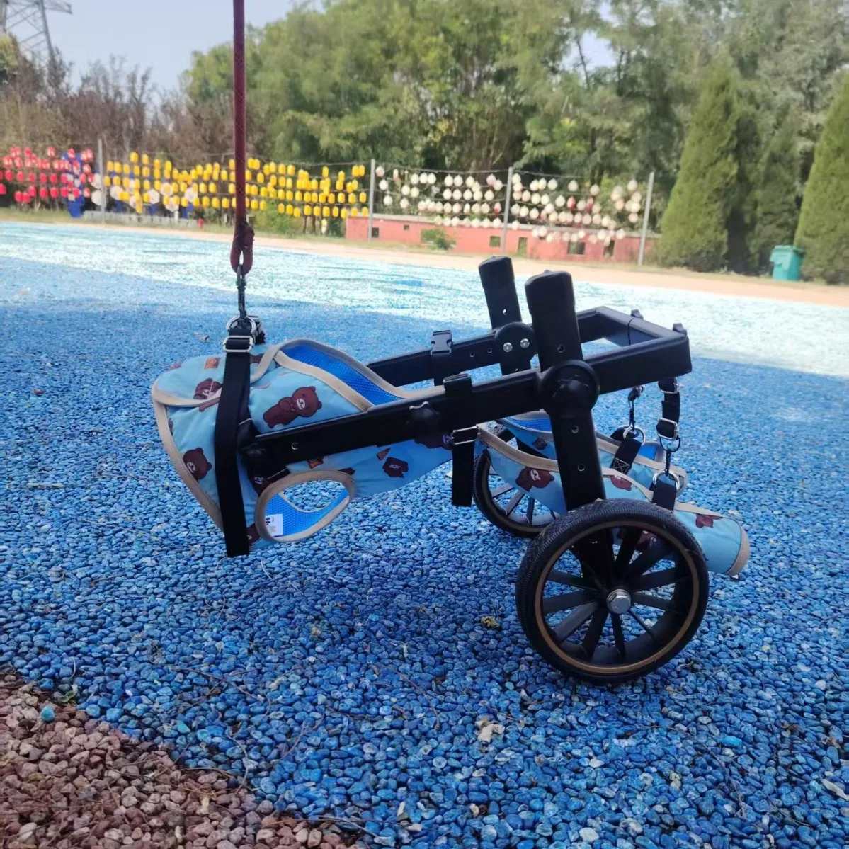 Nueva silla de ruedas para perros, silla de ruedas para gatos, mejora retráctil, ligera, asistencia para mascotas, actualización de coche, suministros para perros - imagen 2