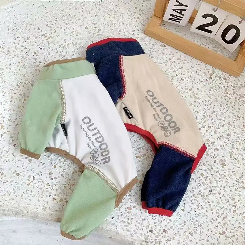 Abrigo lana verde para perro Dachshund – traje 4 patas - imagen 4