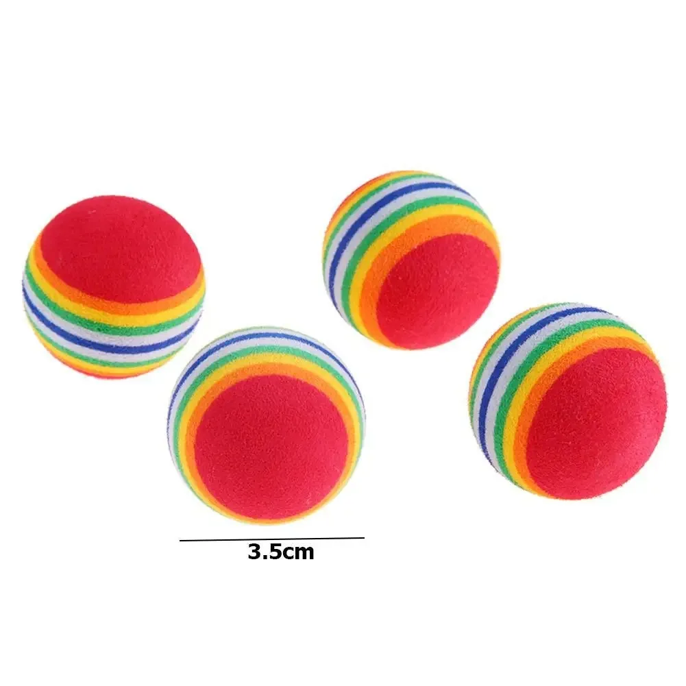 Pelota arcoíris para gatos y perros – Juguete interactivo masticable - imagen 2