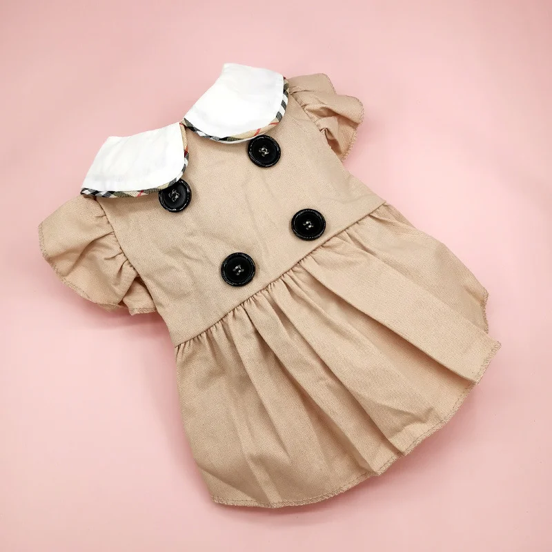 Ropa para perros de moda, cubierta fina para mascotas de estilo primavera y otoño, ropa para gatos, falda decorativa, perros pequeños y gatos - imagen 3