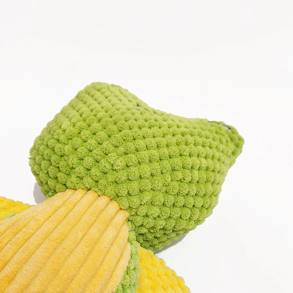 Juguetes duraderos para mascotas, juguetes chirriantes de felpa para masticar para perros y gatos, juguetes interactivos molares antimbalón, fabricación de sonido de relleno suave - imagen 2