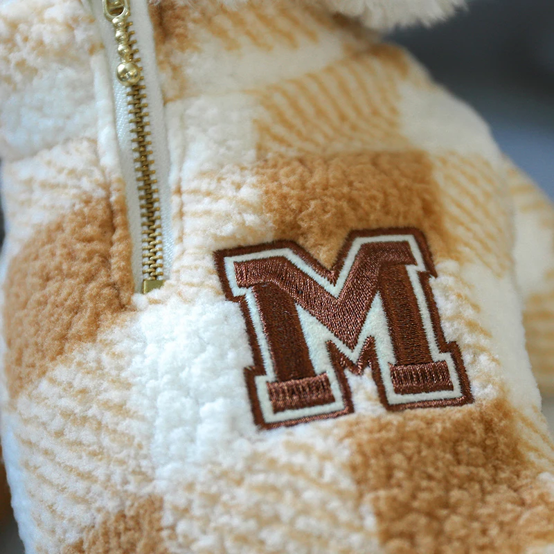 Ropa cálida de invierno para perros pequeños y medianos, sudadera de felpa suave para mascotas, ropa de peluche para Chihuahua Yorkie, accesorios para perros - imagen 5