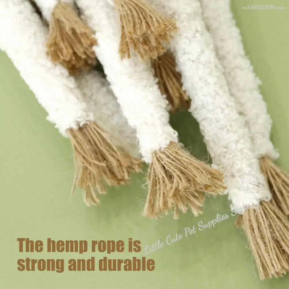 Juguete de entrenamiento Teaser para gatos, juguete para la dentición de gatitos, juguete para masticar para gatos en forma de cebollino, entrenamiento para aliviar la dentición, mascota de fieltro suave para gatitos - imagen 5