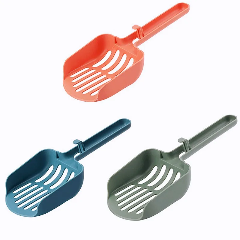 Pala de arena para gatos, pala de arena colgante para gatos, palas de arena huecas grandes para gatos, limpieza de inodoro, cuchara de arena para gatos, productos para mascotas - imagen 4