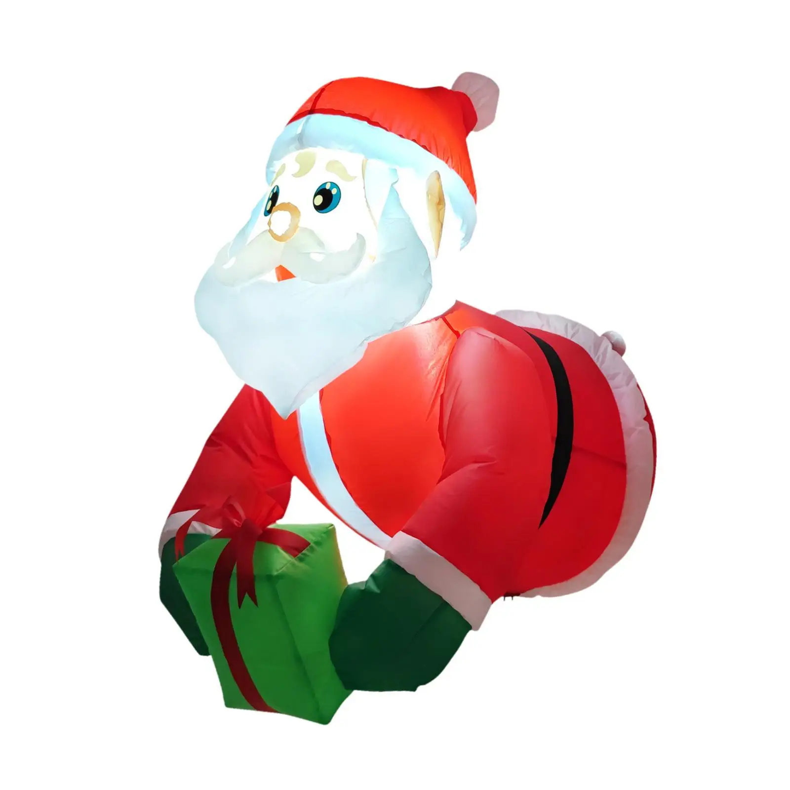 Papá Noel navideño, 35,43 pulgadas de alto, salir desde la ventana, exhibición de suministros para fiestas - imagen 4