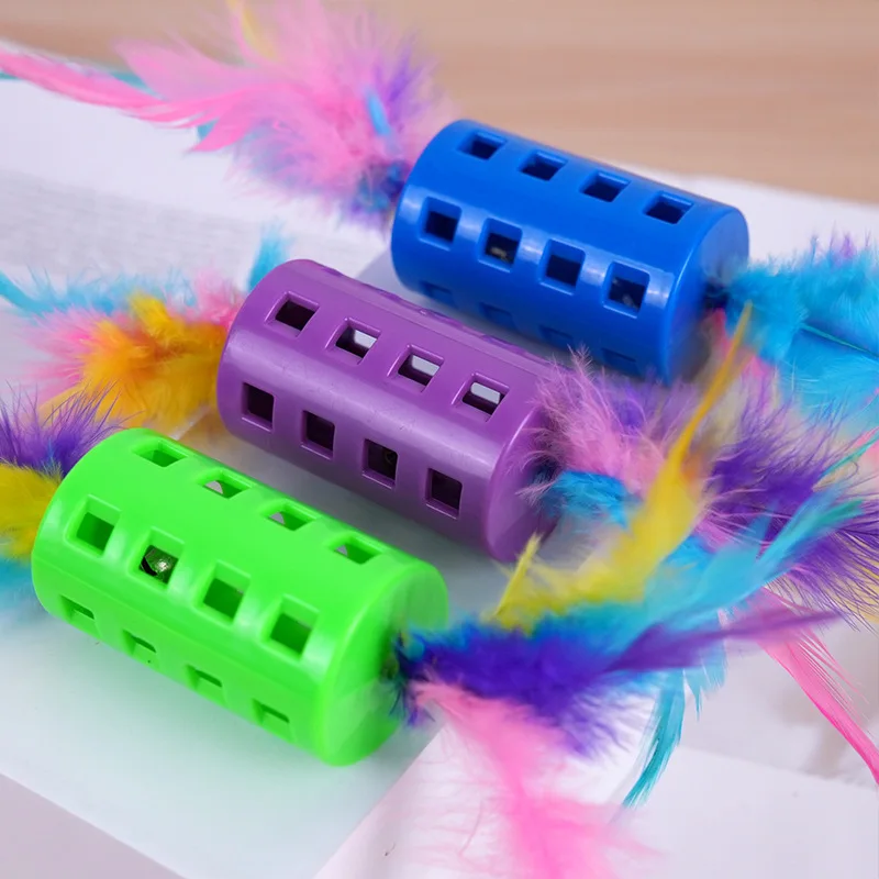 Cazador de Plumas con Campana para Gatos – Juguete Interactivo Sonoro - imagen 4