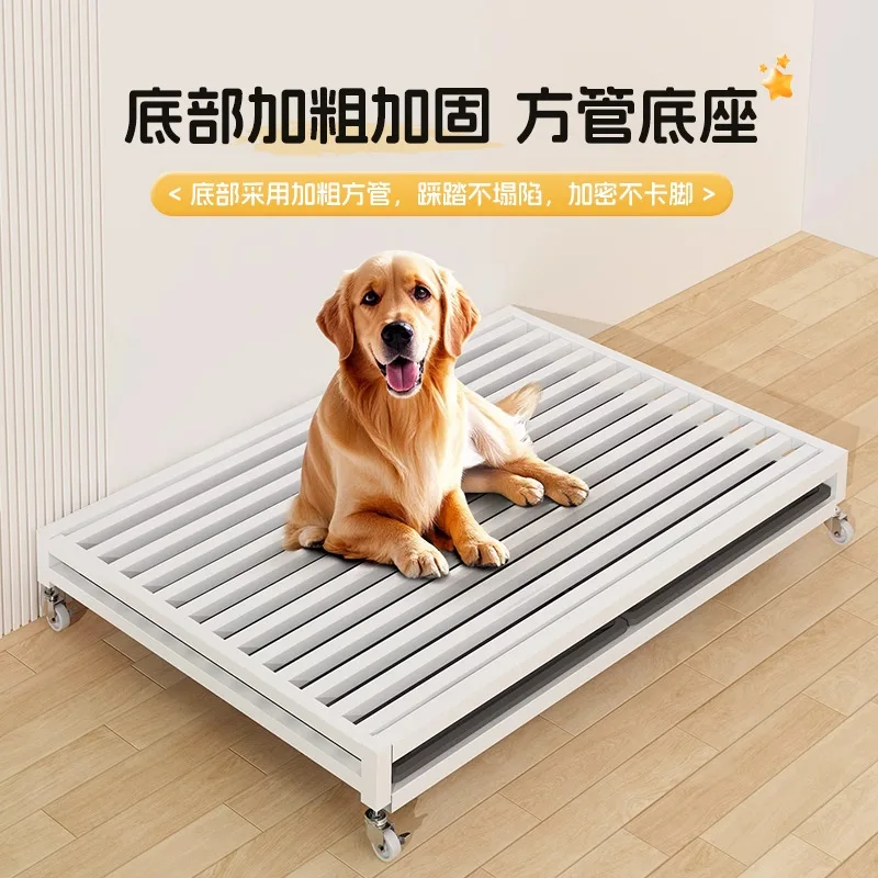 Transportín con bandeja sanitaria y ruedas para perros medianos y grandes - imagen 3