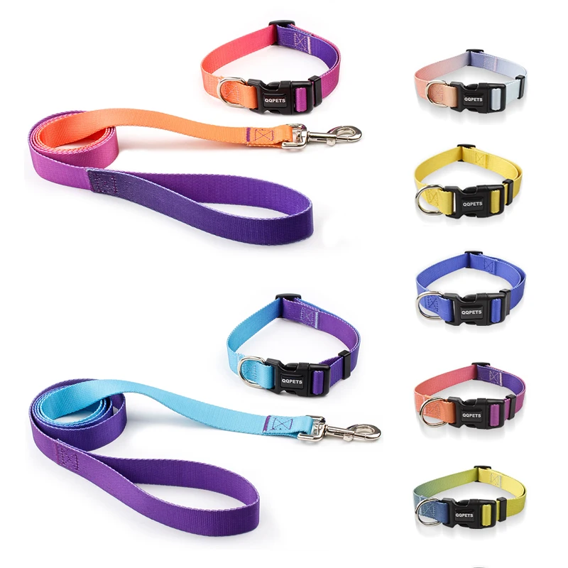 Correa de nailon ajustable para perro, Collar de tracción para perro, gato, adecuado para perros pequeños y grandes, Bulldog, Pugs Beagle - imagen 5