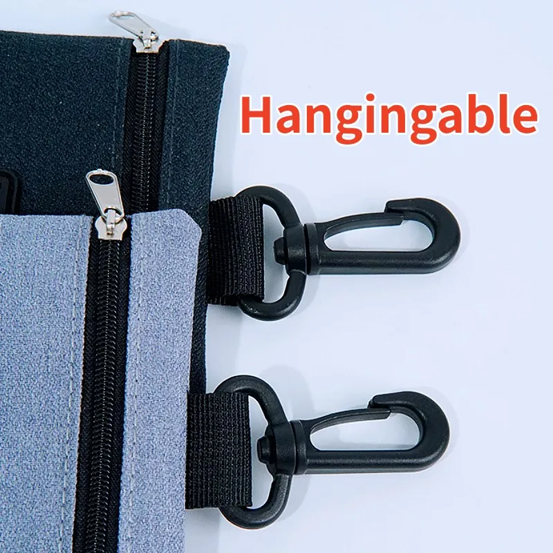 Dispensador de bolsas para excrementos de perros, soporte portátil para bolsas de excrementos, bolsas de basura colgantes para caminar para perros pequeños, dispensador de bolsas de aseo - imagen 5