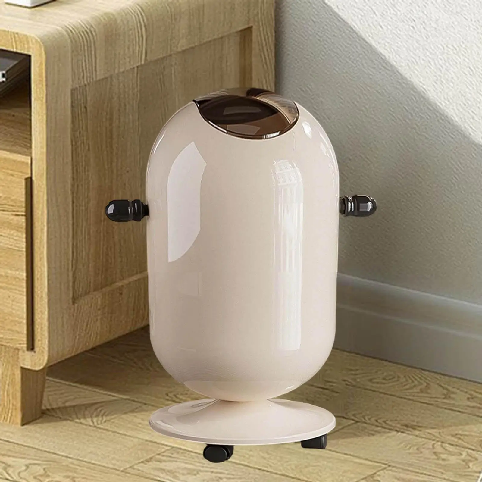 Trash Can with Wheel Container Nordic Portable Doube Bucket Household Garbage Trash Can with Wheel Container Nordic Portable Doube Bucket Household Garbage