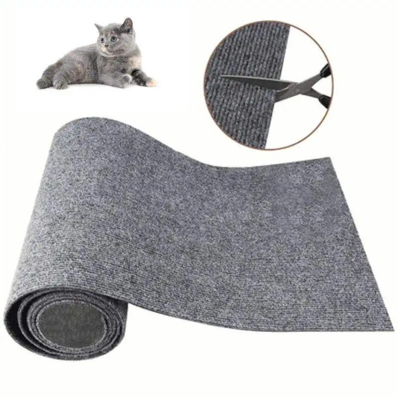 NONOR-alfombrilla de rascado para gatos, alfombra recortable autoadhesiva, poste de rascado para gatos, protección de muebles de sofá antiarañazos - imagen 4