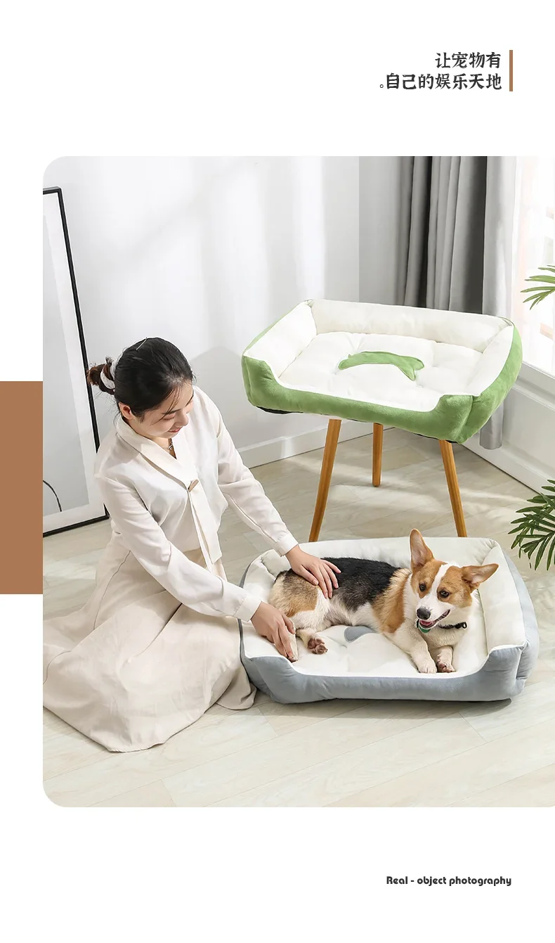 Sofá de nido suave para dormir, cama de hueso para perro, casa de felpa para mascotas, cojín para gato, cesta cálida, perrera, casa para cachorros, accesorios para el hogar interior - imagen 3