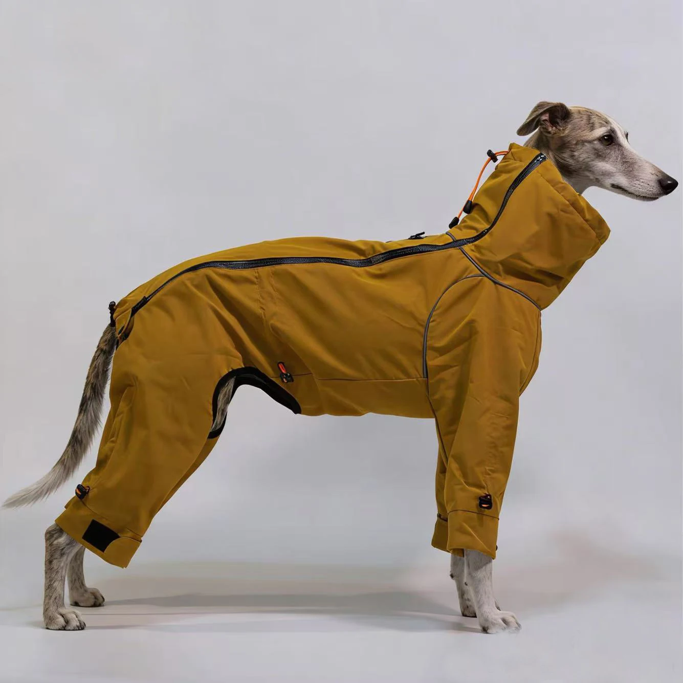 Chaqueta impermeable para perros medianos cuello alto transpirable - imagen 3