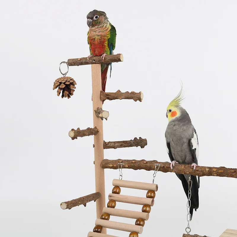 Plataforma de escalada para loros – Madera de pimienta Sichuan - imagen 2