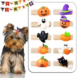 Pinza decorativa para pelo de perro pequeño – Halloween