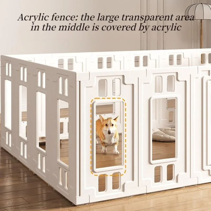 Corral interior desmontable de plástico para perros pequeños y gatos - imagen 3