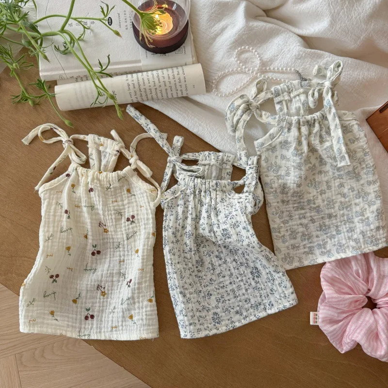 Chaleco transpirable para mascotas, camisola, pijama, vestido con cordón para mascotas, ropa para perros pequeños, ropa para cachorros de primavera para perros pequeños - imagen 2