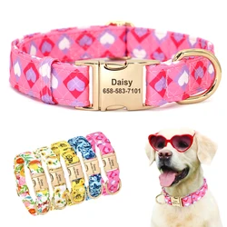 Collar identificativo con grabado para perros - Ajustable y duradero