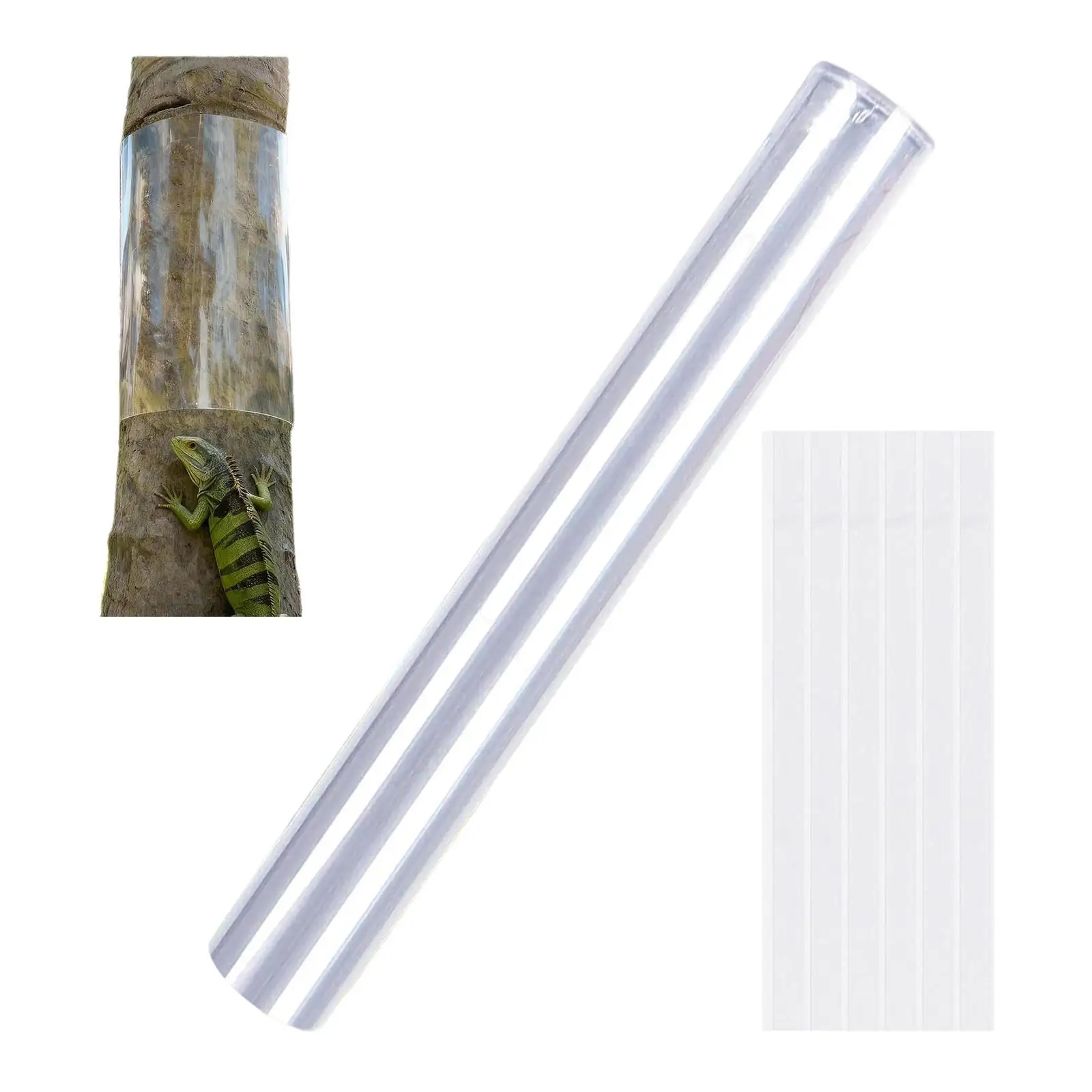 PVC Tree Trunk Protector Guard Protective Protection Wrap with Self Adhesive Strips for Saplings Yard Gardening Trimmer Outdoor PVC Tree Trunk Protector Guard Protective Protection Wrap with Self Adhesive Strips for Saplings Yard Gardening Trimmer Outdoor
