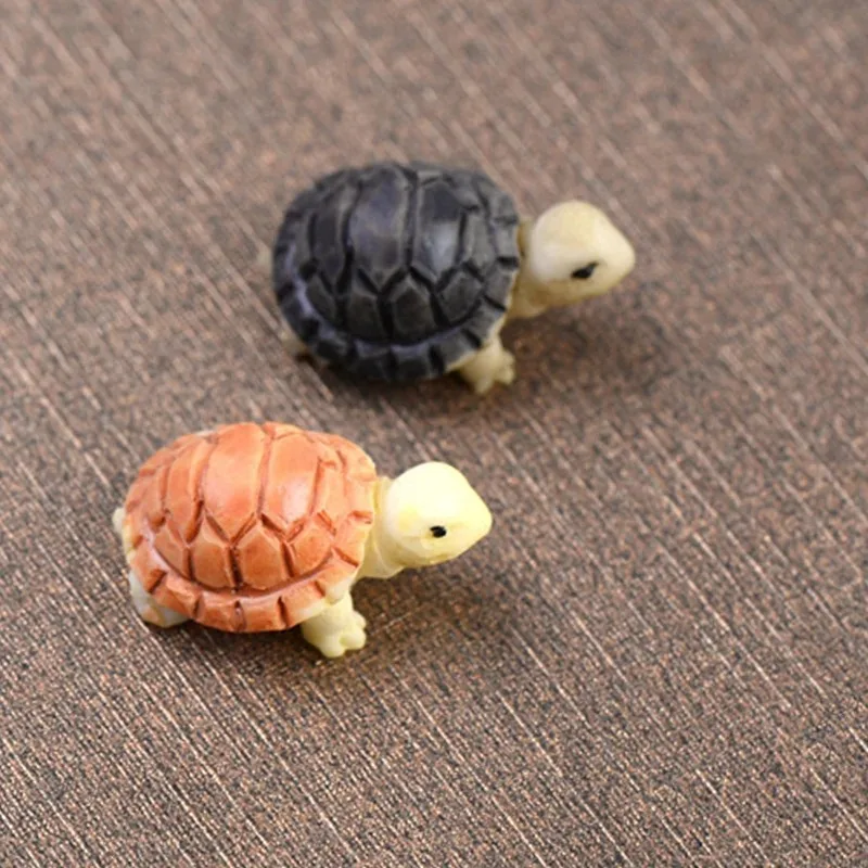 Decoración de pecera, accesorios de acuario de tortuga de simulación, Tortuga de resina linda, adorno, accesorios de Acuario, 2 piezas por juego - imagen 3