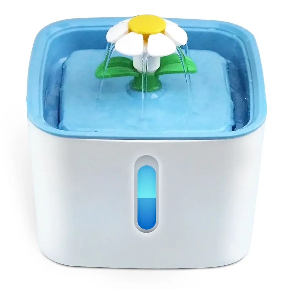 Fuente de agua automática para perros y gatos, cuenco para mascotas, dispensador de agua para gatos y flores, bebida de petsafe con filtros, fuente de agua para mascotas - imagen 4